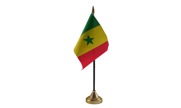 Senegal Table Flags